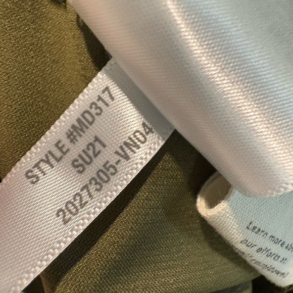 Madewell MWL Always Pull On Twill Pockets Comfy Everyday Green Shorts Olive Grn - Picture 5 of 10